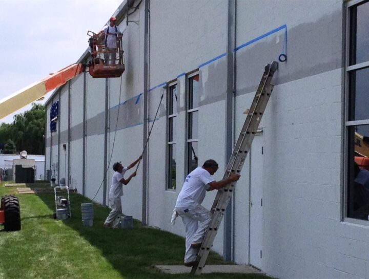 Exterior  Painting  Crew Commercial Exterior Painting