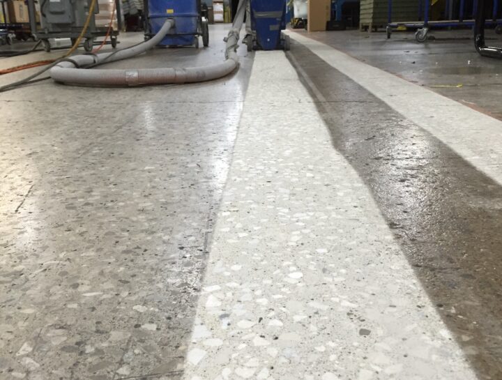 Industrial Floor Resurfacing Before And After Concrete Floor Coatings